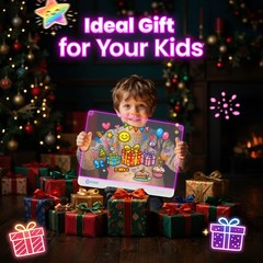 Contixo WB1 16″ Led Drawing Board for Kids Rechargeable