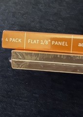 2sets Of 4 (8)Ampersand Watercolor Painting Aquabord 1/8 “Flat Profile 4″x4”