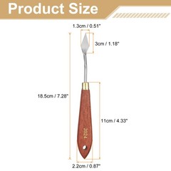 Painting Palette Knife 1.18″x0.51″ Stainless Steel Small Pointed Blade