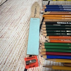 Vintage 1990s Artist Drawing Pencil Lot General’s Faber-Castell Crayola USA