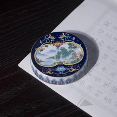 3.1” Ceramic Paperweight Creative Calligraphy Studio Chinese Painting Paper