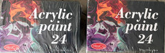 2 SET HissiCo Multicolor Acrylic Paint OF 24 COLORS EACH