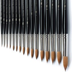 Winsor & Newton Series 7 Kolinsky Round Sable Brush, Short Handle #5