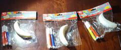 Set Of 3 DIY Paint Me Squashes-Brand New-SHIPS N 24 HOURS