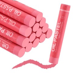 Soft Oil Pastels, Oil Pastel Crayons Blendable(Rose Red, Pack of 16)