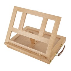Art Supply Wood Artist Tool Box Easel Storage Drawer Painting Drawing Craft