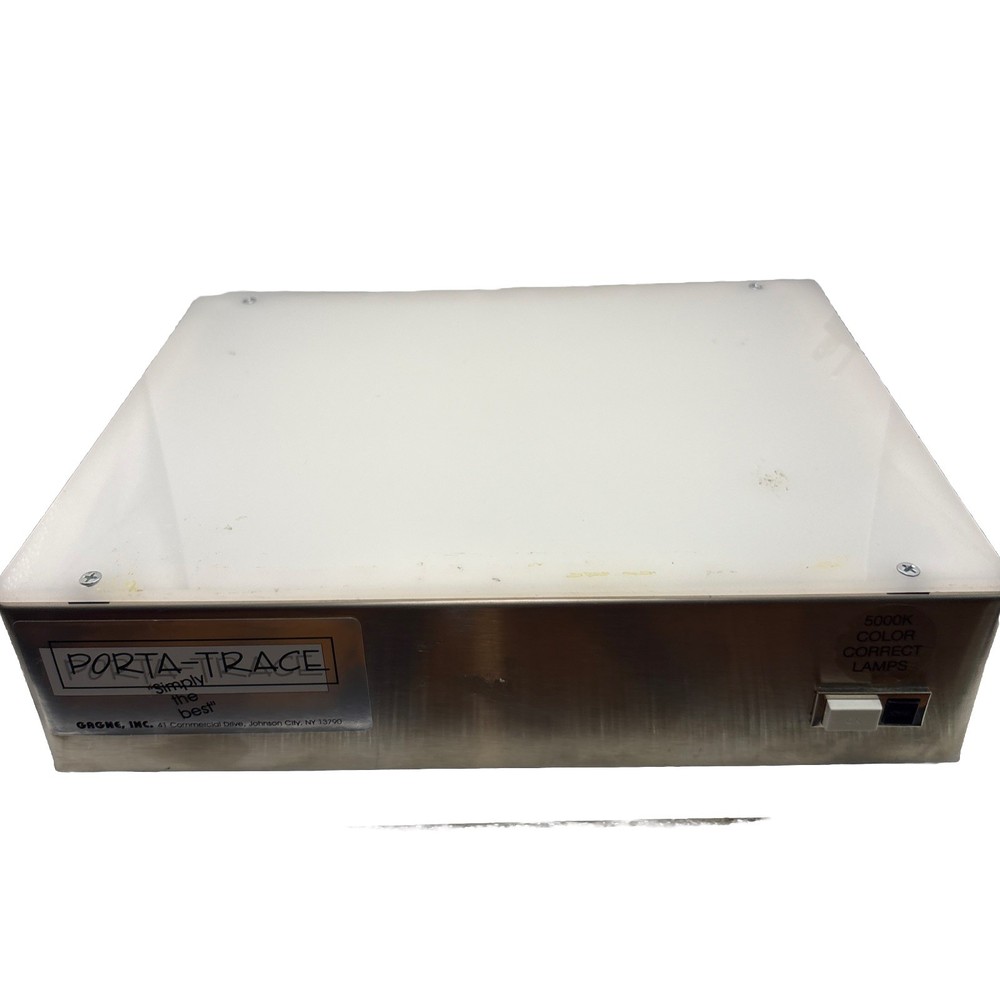 GAGNE PORTA-TRACE LIGHT BOX MODEL 1012 – 16 WATT SLIDE VIEWER ART TRACING TOOL