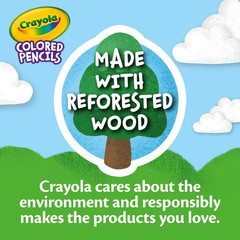 Crayola Colored Pencil Set 50 Ct Assorted Colors School Art Supplies