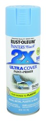 Rust-Oleum 249093 2X Ultra Cover Gloss Spa Blue Spray Paint 12 oz. (Pack of 6)
