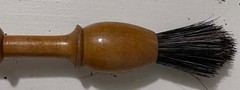 Lot of 6 Vintage Antique Paint Brushes Wood Handle Horse Hair