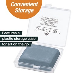 Faber-Castell Kneadable Eraser for Artists in Storage Case – One Size, Grey