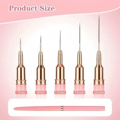 5 pcs Precision Detail Paint Brush Set for Miniatures & Fine Art