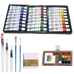 Mini Watercolor Kit Travel Pocket Artist Set Portable for Painters Picture APK