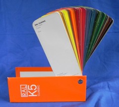 “RAL K5 Classic” Color Chart Set, 213 Cards (Swatches), Germany 2017 Edition