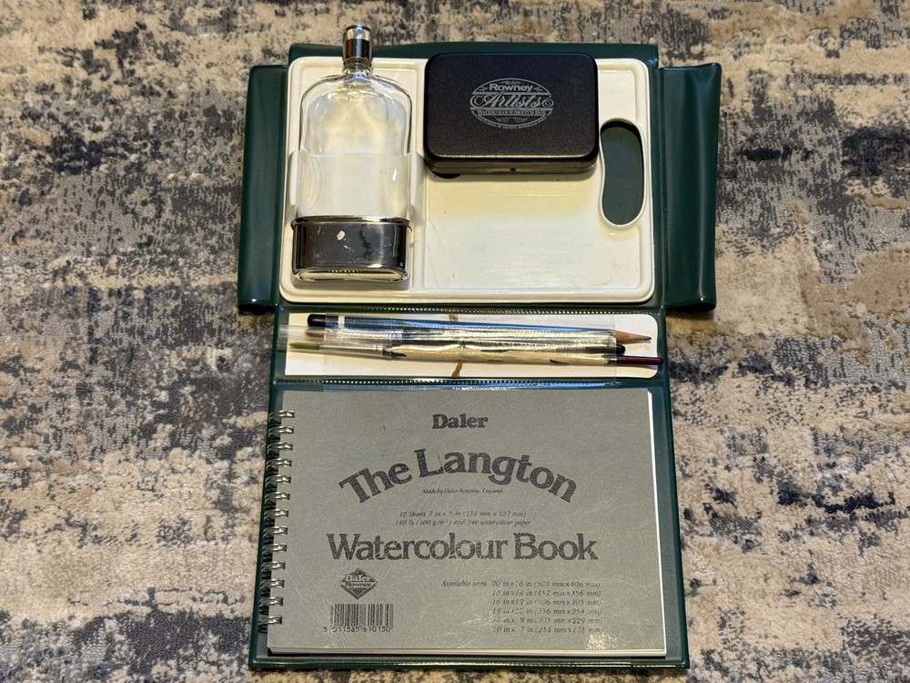 Rare Vtg Daler Rowney Watercolor Set