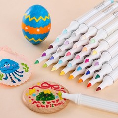 72 Colors Acrylic Paint Markers, Water Based Acrylic Paint Pens Set with Brus…