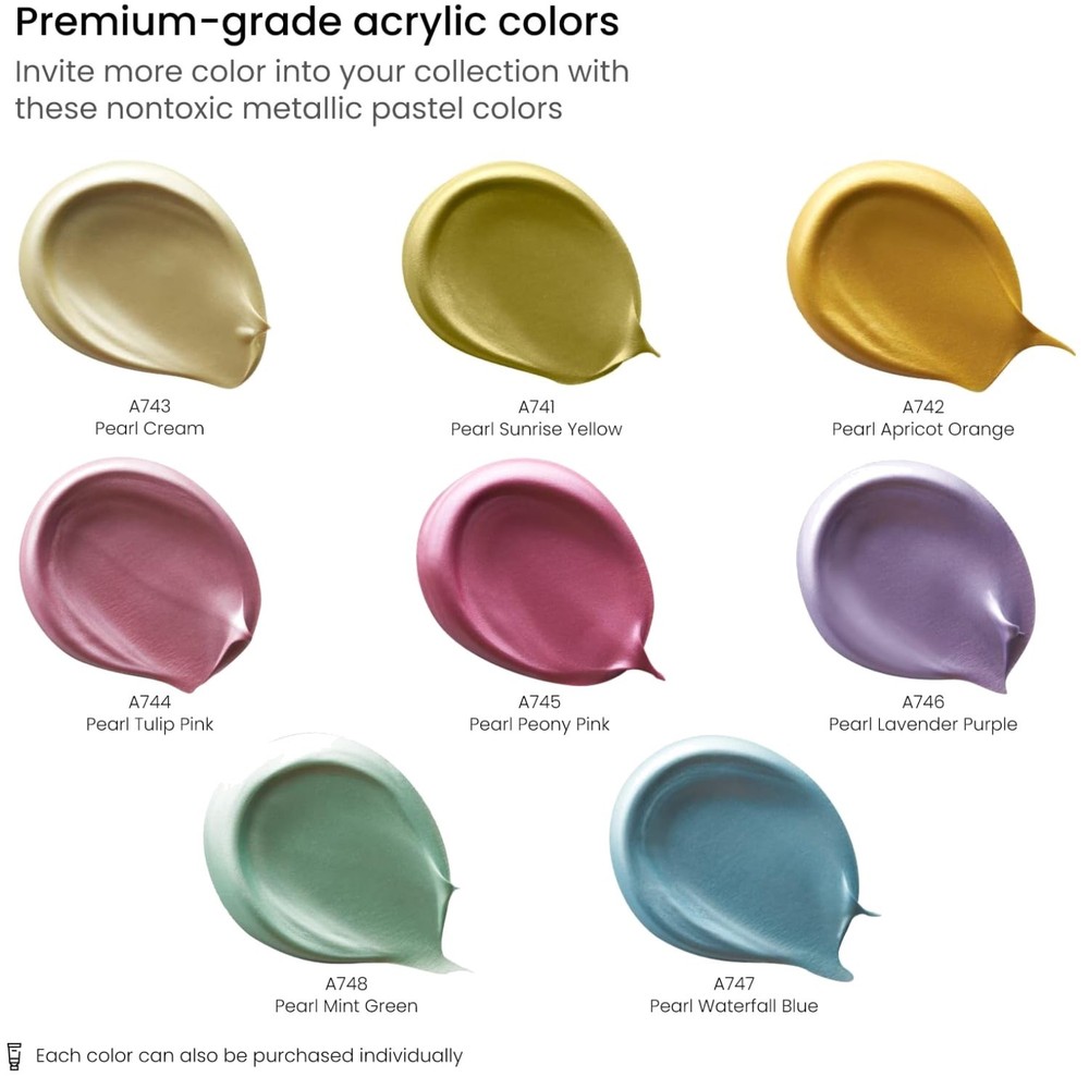 Art Supplies for DIY Projects – Metallic Acrylic