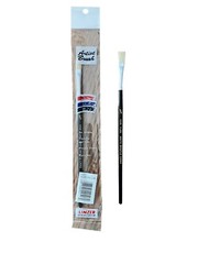 Linzer Artist Brush 9308 No. 3/8 Pure White Bristle, Lot of 25