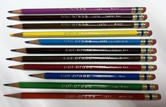 LOT of 5 Boxes ~ Vintage Col-erase Pencils Venus No. 1200-12 Color Sets