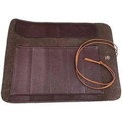 Roll Up Tool Bag Portable Leather Storage Case Pouch Organizer Holder for Paint