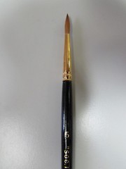 Tobgi’s Kolinsky Red Sable Artist Quality Water Color Brush Size # 5 (Germany)