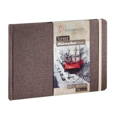 10625180 Toned Watercolour Book Beige 200 G/M2 QUAREL NOTEBOK TAM A6 Landscap…