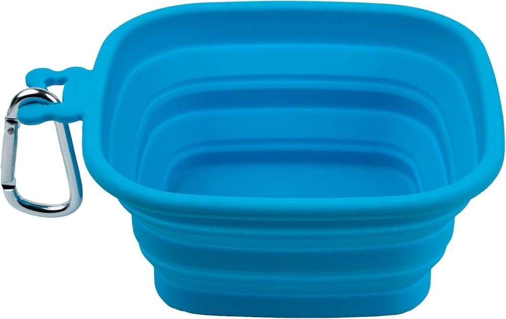 Silver Brush Limited 900ml Square Collapsible Silicone Water Bowl