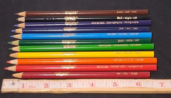 Set of 11 Vintage Crayola Colored Pencils 2006 LOOSE