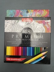 Leader Premium Colored Pencils, 48 Count