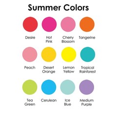 Grabie Coloring Kit, Acrylic Gel Pens Set with Book, Summer Colors