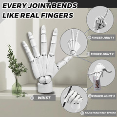 Flexible Hand Model Adjustable Artists Manikin Hand Figure Poseable Art Manne…
