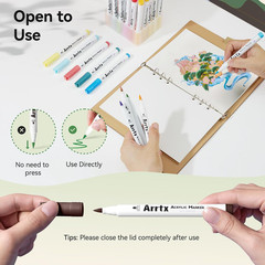 90 Colors Paint Markers, Acrylic Paint Pens for Artists Adults Coloring