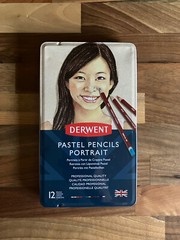 Derwent Pastel Portrait Set of 12 Pencils New Sealed