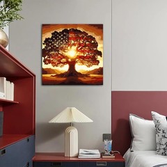 Tree of Life Paint by Numbers Kit for Adults Kids DIY Canvas Art Painting