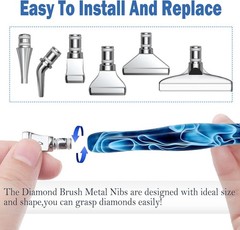 Heyseri Diamond Art Painting Pens, Ergonomic 14PCS-Blue