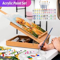Arts and Crafts Kits for Adult, 195-Pack Deluxe Art Set with 3 PCS Drawing Pa…
