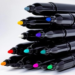 Sharpie Creative Markers, Water-Based Acrylic Paint Markers, Fine Tip, 5 Count