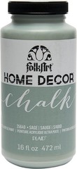 FolkArt Home Décor Acrylic Chalk Furniture & Craft Paint in Assorted Colors, 16