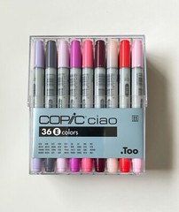 *BRAND NEW* COPIC ciao 36 *E* Colors Graphic Marker (B,BG,BV,C,E,G,R,RV,V,W,Y…