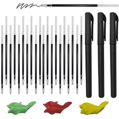 30Pcs Magic Pens & Refills for Children’s Magic Copybooks,Grooved Book Disapp…