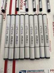 Copic Sketch Markers Lot of 45 Sketching Grays Multiliner Pens N2 N4 N6 N8 New