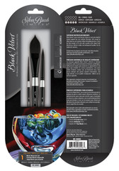 Silver Brush WC-3000S Black Velvet Watercolor 3 Pc, Master Set