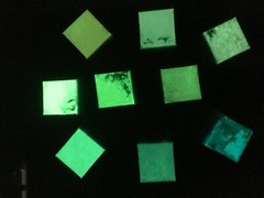 UNIC GREEN PHOTOCHROMIC UV ACTIVATED GLOW in the DARK pigment
