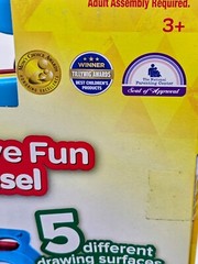 Crayola 5-In-1 Creative Fun Tabletop Easel – 5 Different Drawing Surfaces NIB