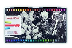 Conte-a-Paris Karekonte color plastic box Assorted 48 color set 50134