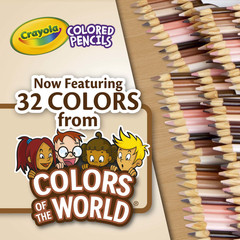 Hot Deal! Crayola Colors of the World Colored Pencils, 150 Ct, Ages 5+, New