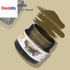 Metallic Acrylic Paint Brass, 100Ml Brass Paint for Canvas, Rock, Stone, Wood, F