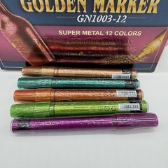 GuangNa Super Golden Marker Super Metal 17 Colors Metallic New Box & Extras