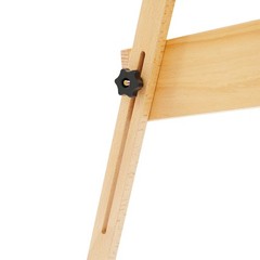 H-Frame Easel Foldable Holds Canvas Art up to 36″ Artists Easel w/ Storage Tray