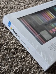 NEW KingArt Mixed Media Set 51 Watercolor Sketching Charcoal Colored Pencils